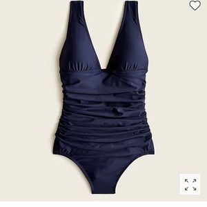 J.Crew Ruched Femme One-apiece Swimsuit (Size 8)
